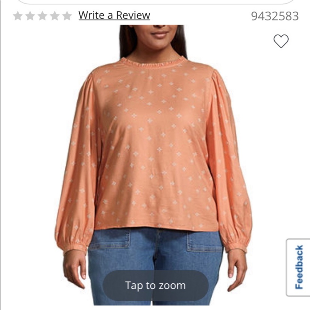 NWT- women’s plus size swing style style blouse
